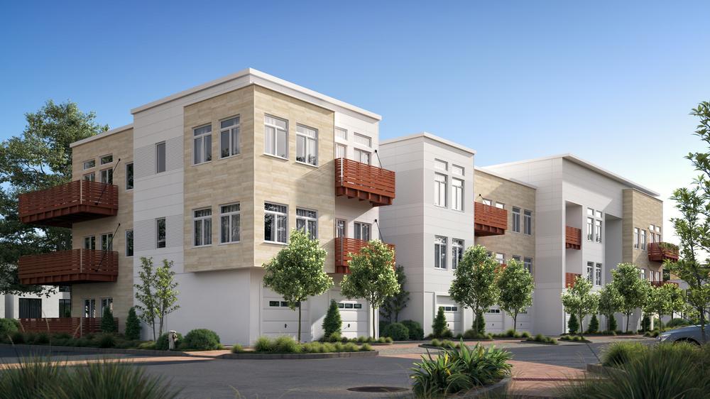 Nichiha’s Natura wood series panels and Illumination panels on a multifamily project.