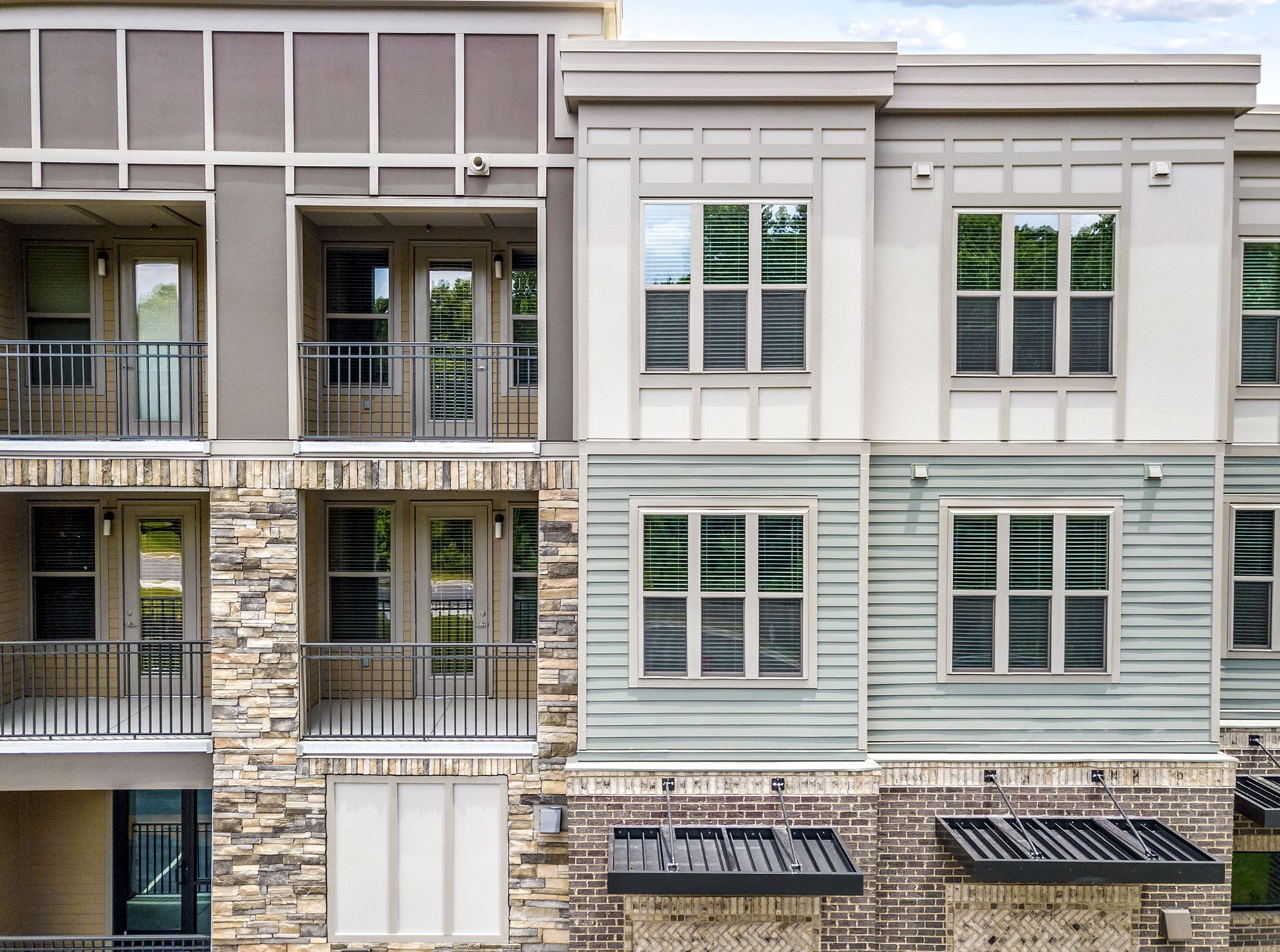 Close up of Artesia exterior with NichiProducts